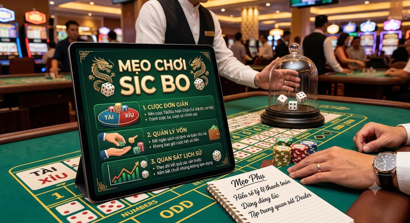 mẹo chơi sic bo